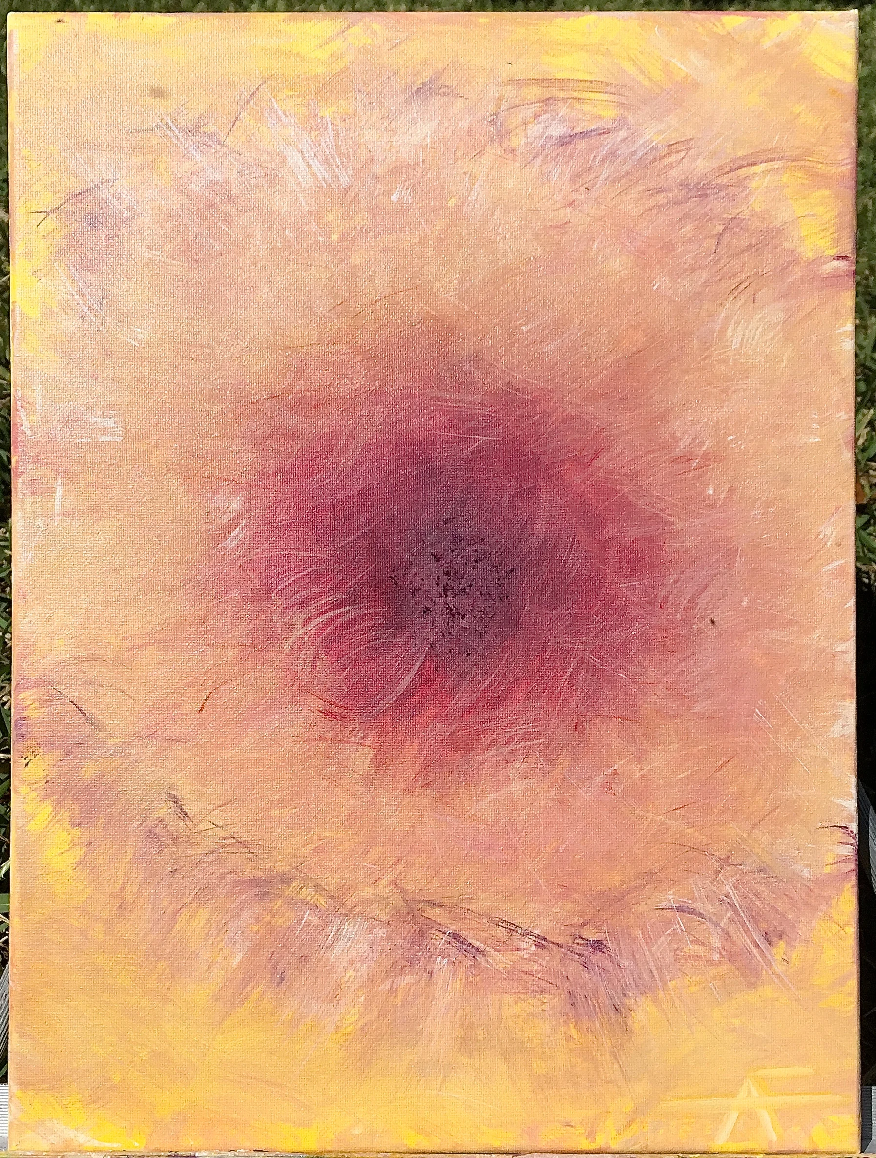FUZZY WUZZY'S SEESTER- FUZZY WUZZY'S LITTLE SISTER. PAINTED WITH A DREAMY, BLURRED EFFECT- 12" X 16"