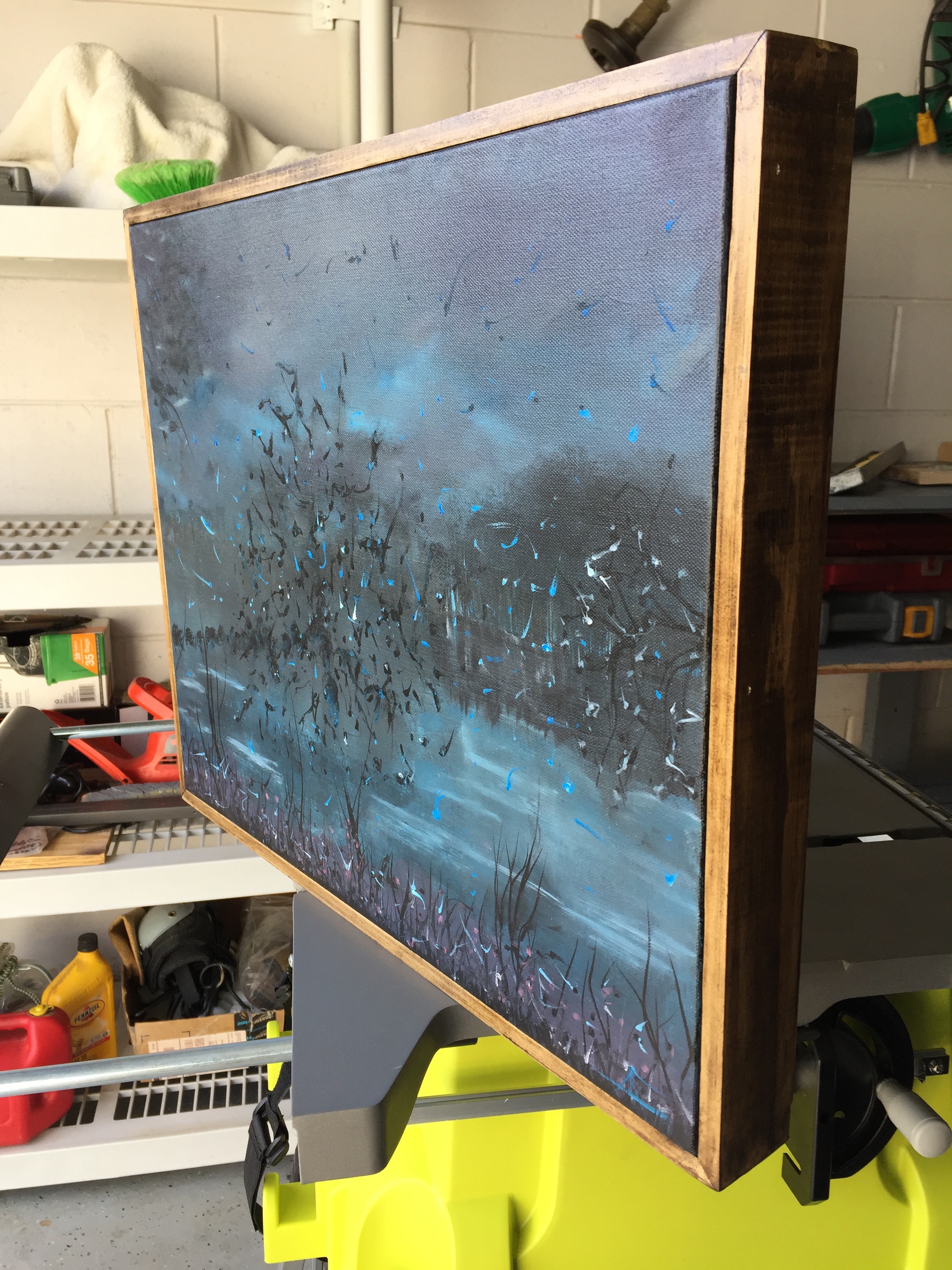 MOOD LAKE 2 FRAMED. WHAT A DIFFERENCE A FRAME MAKES