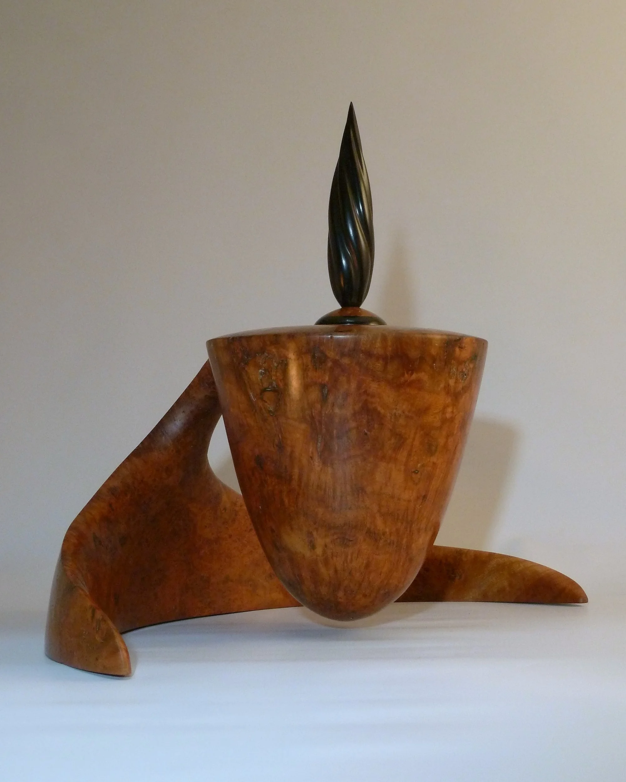 Crescent: Cherry Burl SOLD