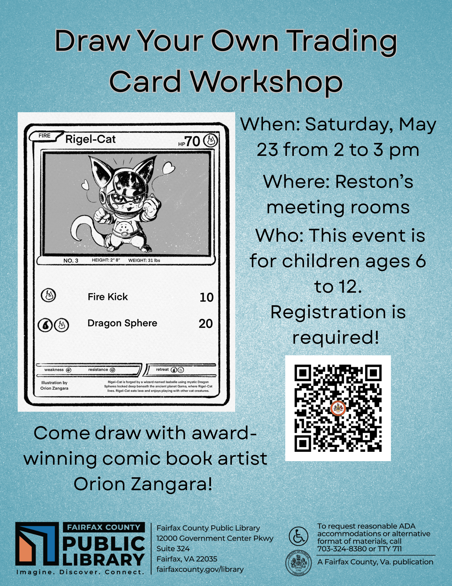 Drawing Workshop: Make Your Own Trading Cards!