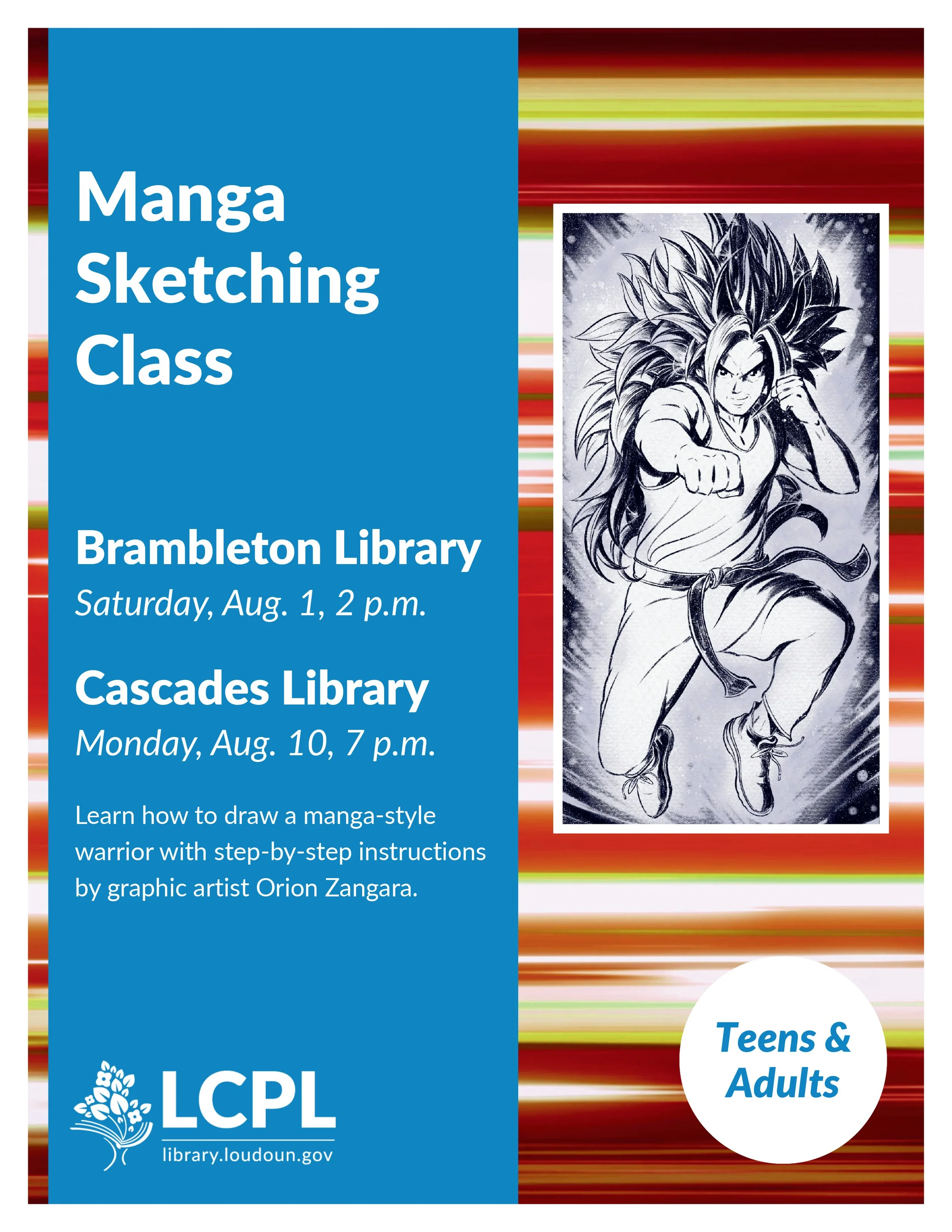 Summer Workshop Updates! Learn to Draw a Manga Warrior with Me Next Month! 🎨🔥