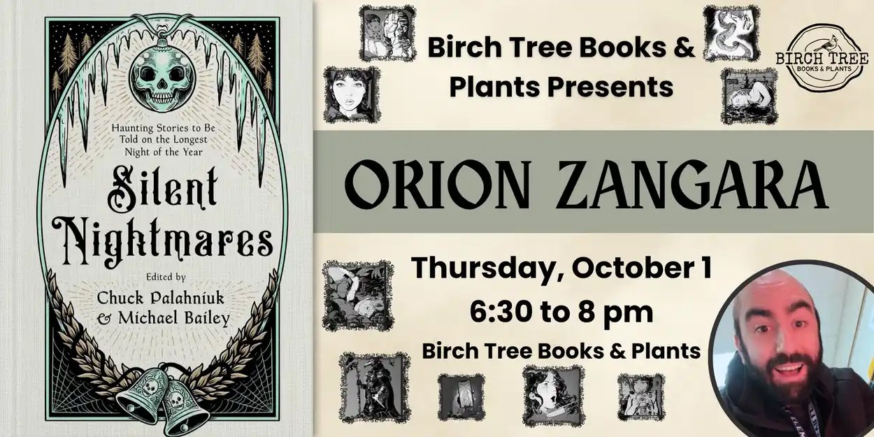 🎃 Join Me at Birch Tree Books for Silent Nightmares (Live Demo &amp; Illustrator Night!)