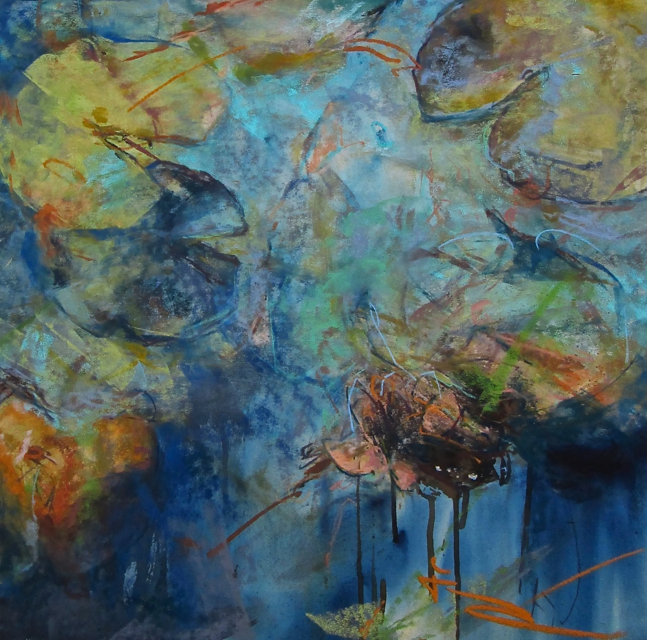 Abstract Water Lily I (SOLD)