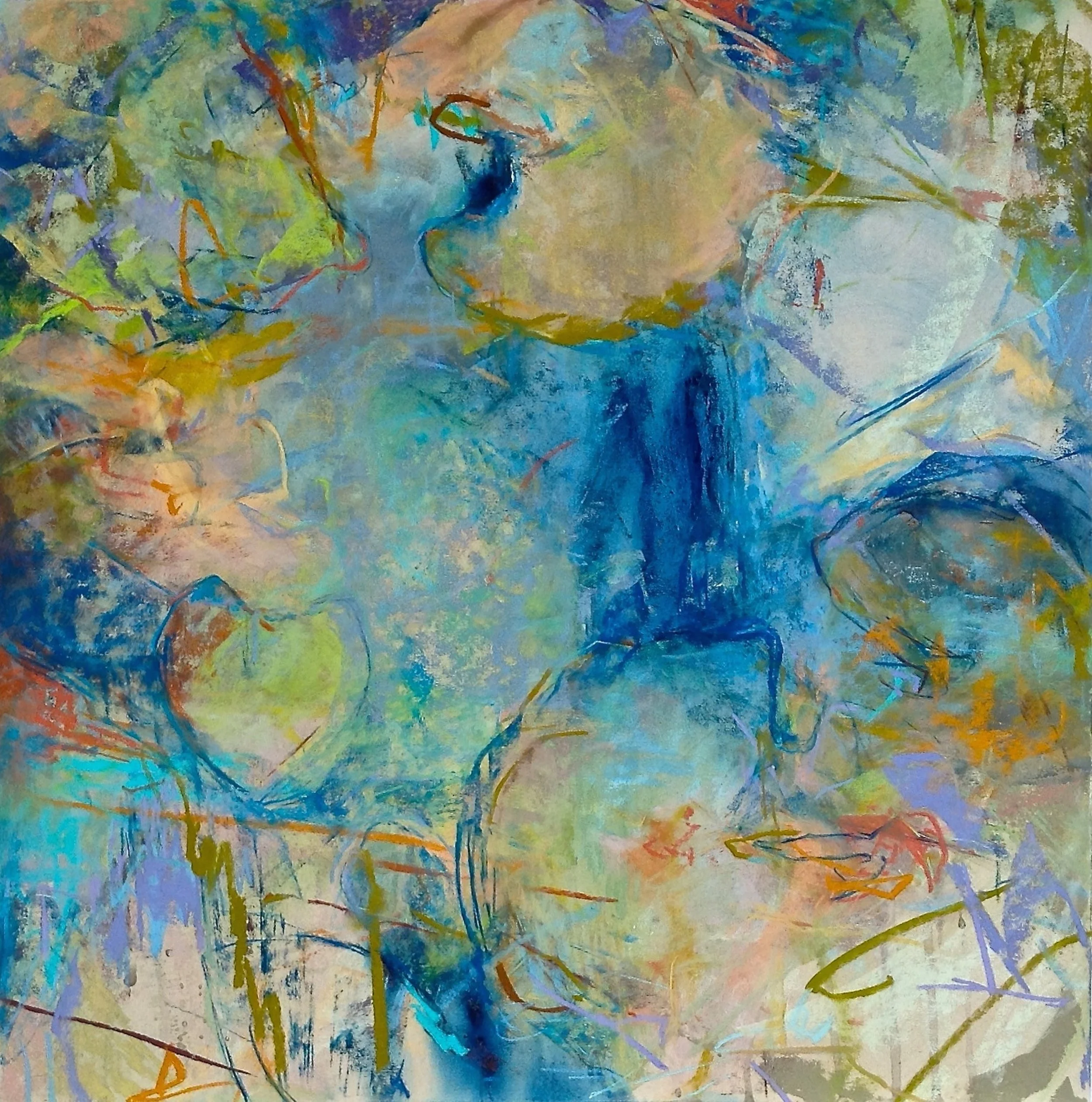 Abstract Water Lily II (SOLD)