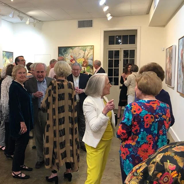 Thanks friends and family for joining us for the opening of Fleurs! @degasgallery #maryhelenseago #degasgallery