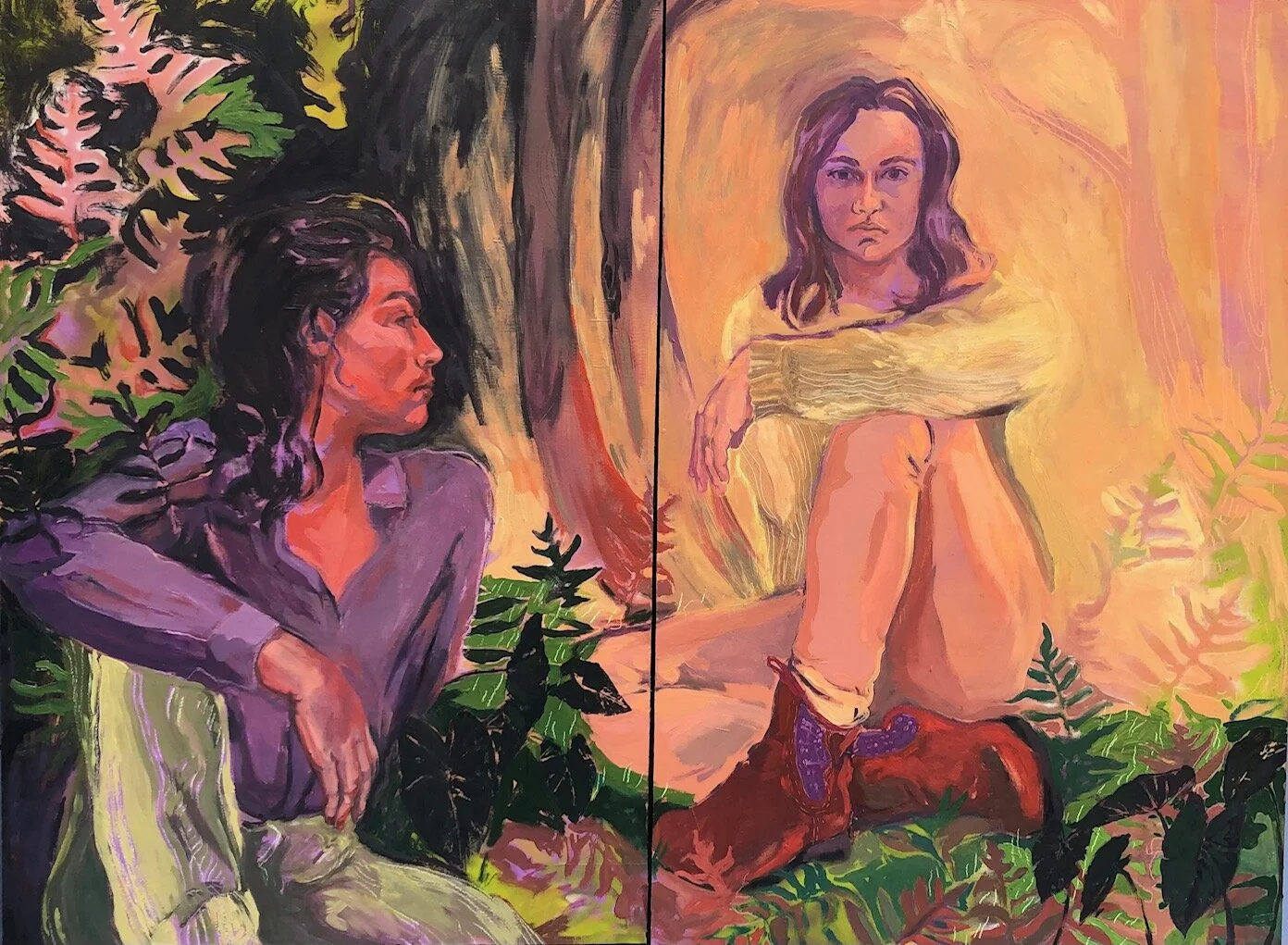 Invented Mythologies ( Self-portrait of the Artist with Companion)