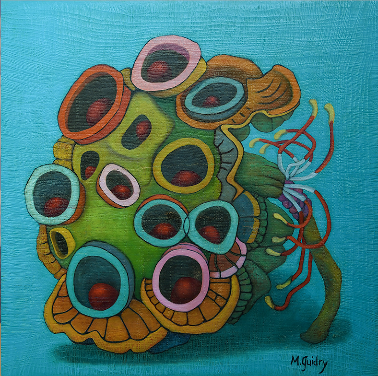 Reliquary II: Lotus Pod Blue