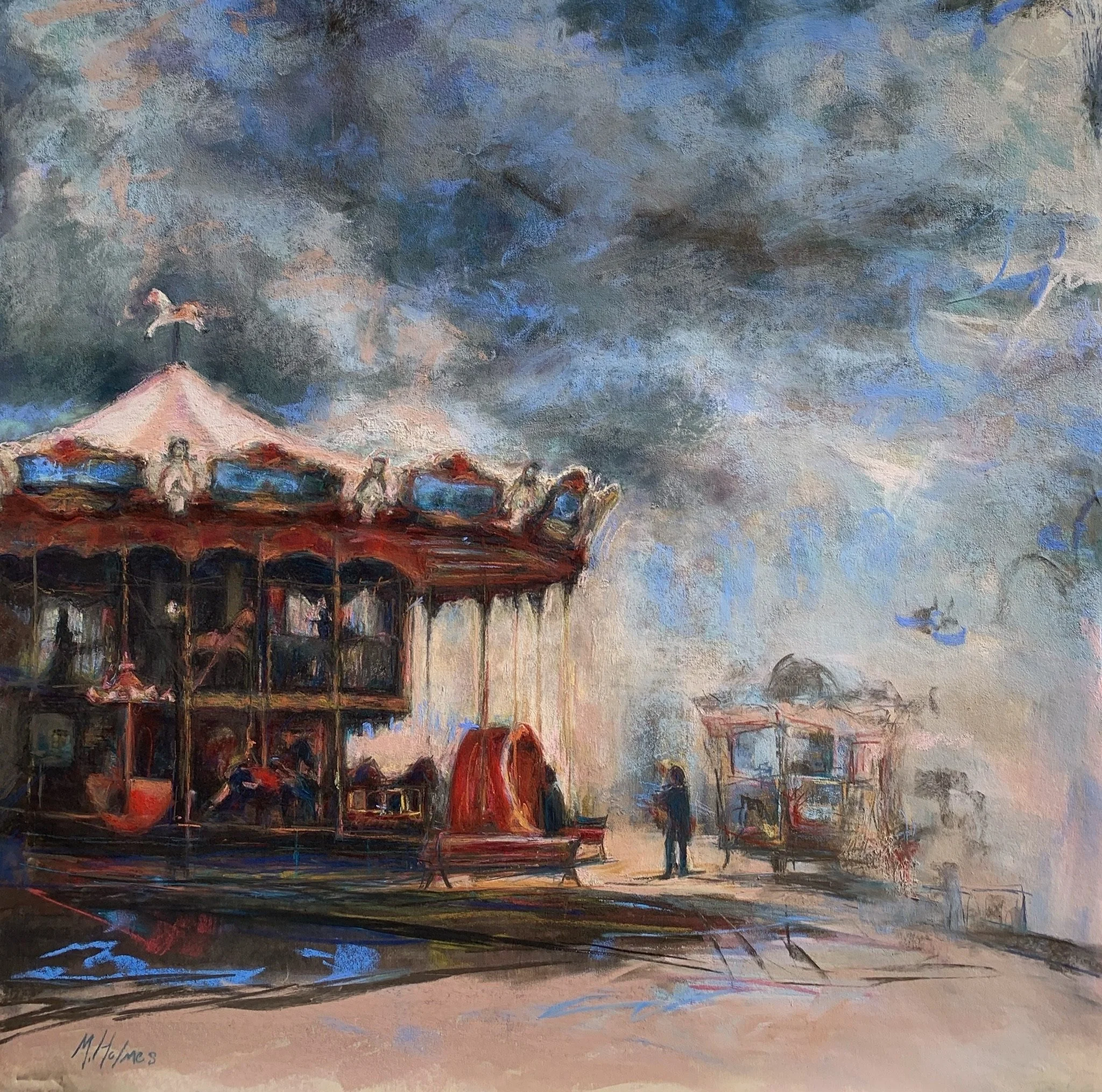 SOLD: The Storm Lifts, Carousel (Honfleur, France)