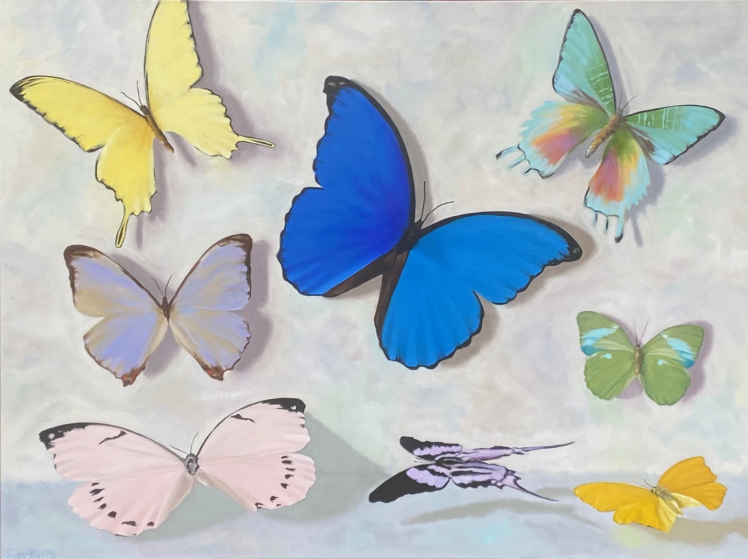 SOLD: Butterflies in Flight