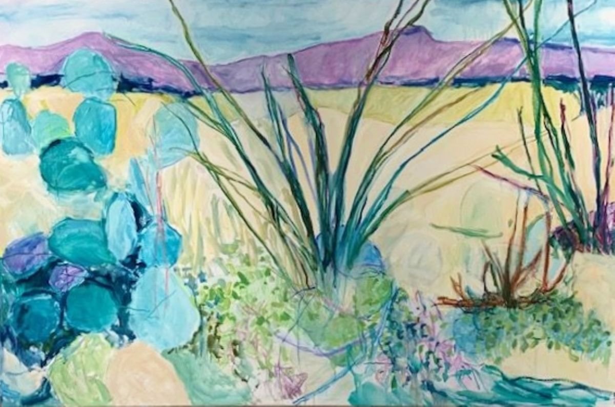 Desert With Prickly Pears