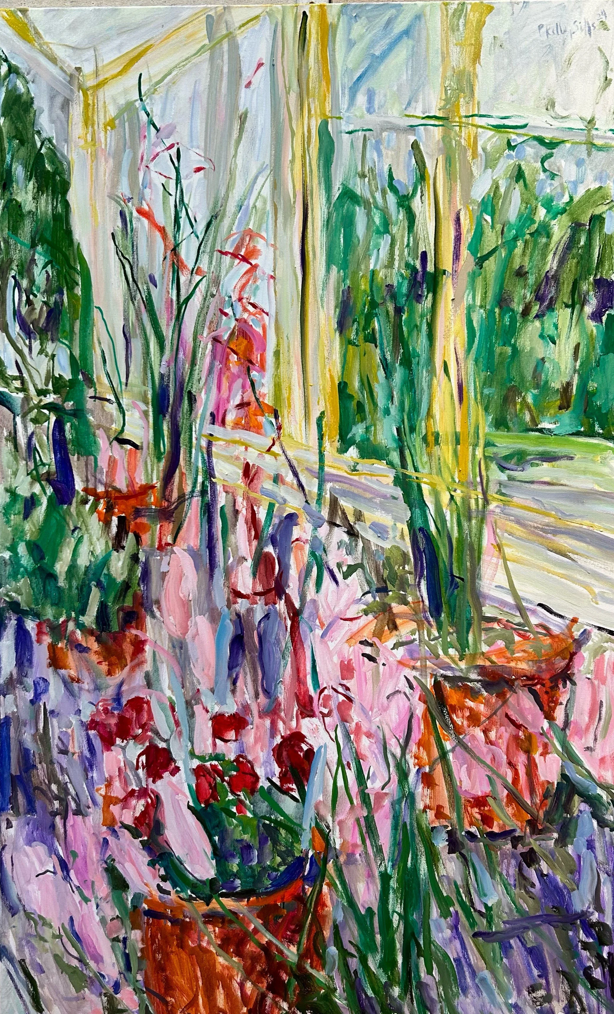 Flowerpots Near the Window