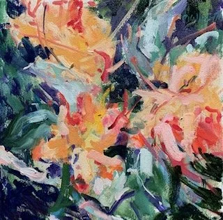 Orange Rhododendroms