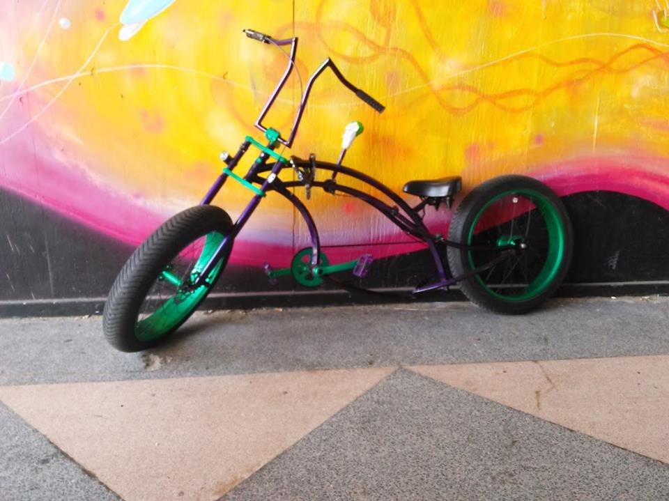 Friday: Display of custom bicycles