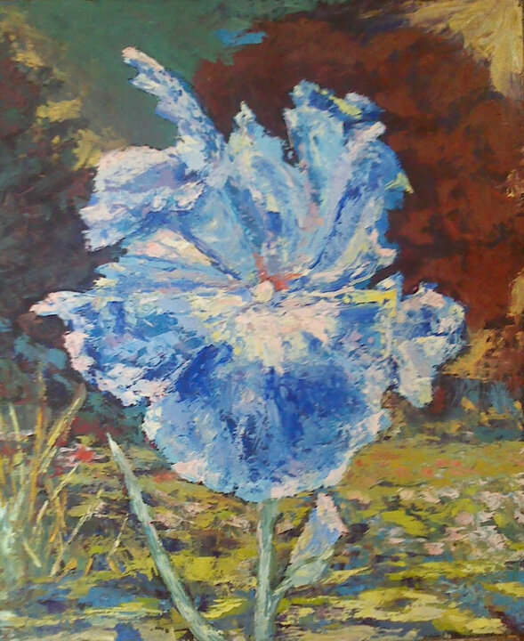 Christine Ochab-DiCostanzo, "Blue Iris"&nbsp;