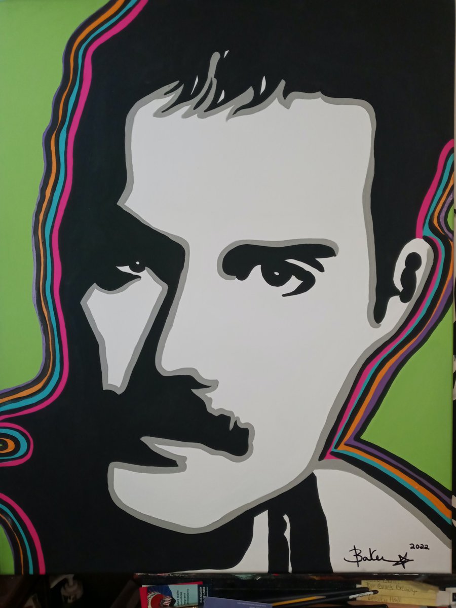 Freddie Mercury by Phillip T. Baker