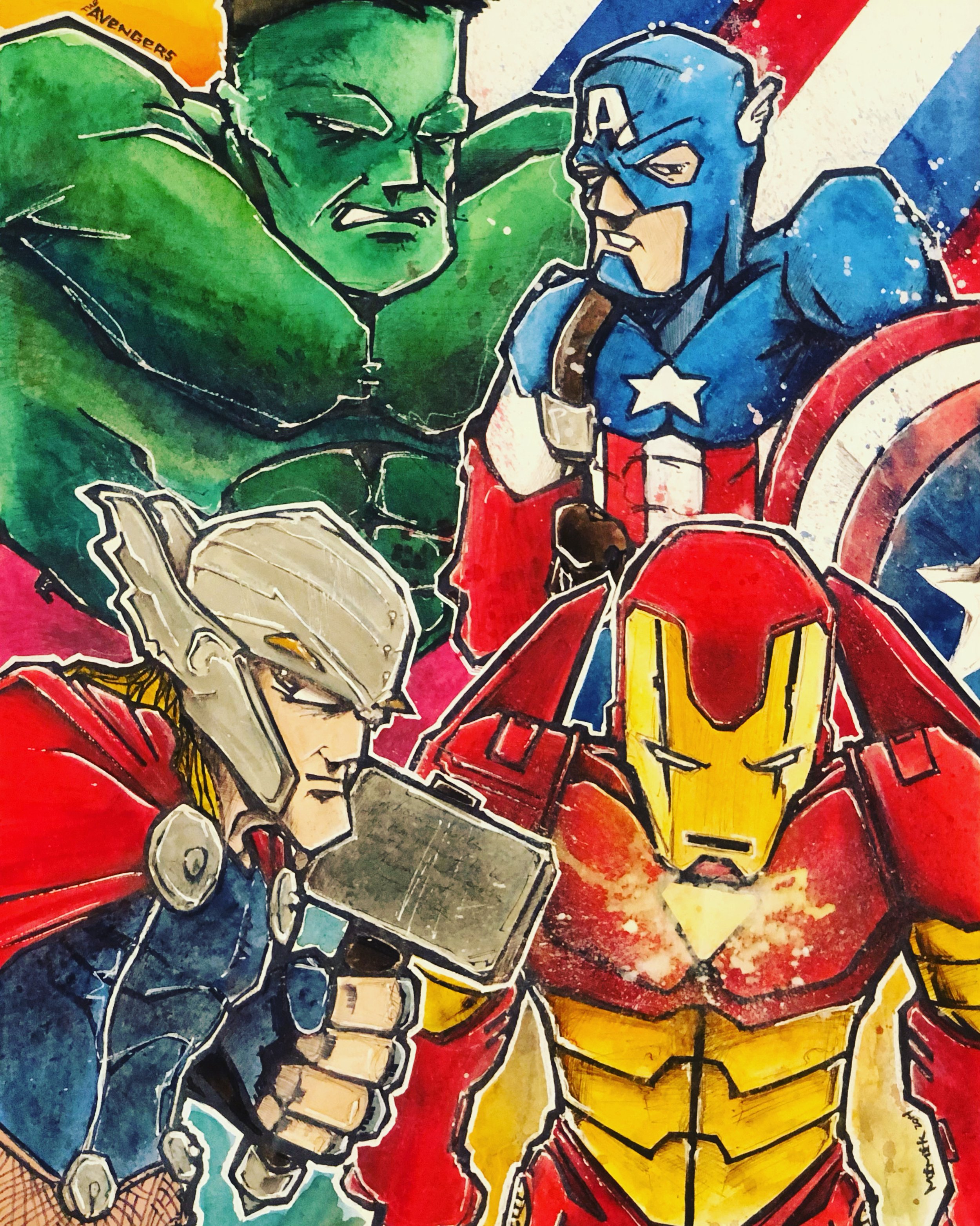 "Avengers" by Leo "The Mimik" Alban