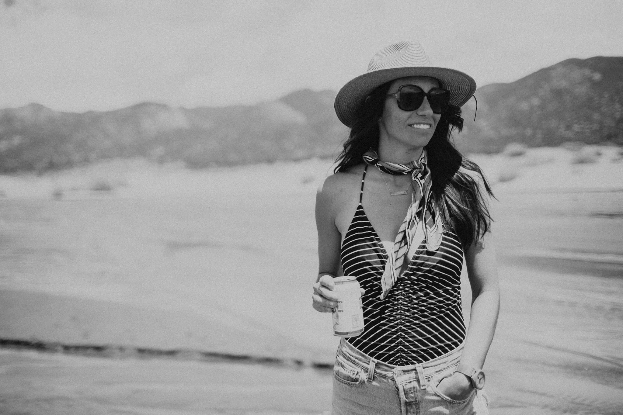 Barefoot X Sand Dunes National Park. Photo X Tayler Carlisle Photography