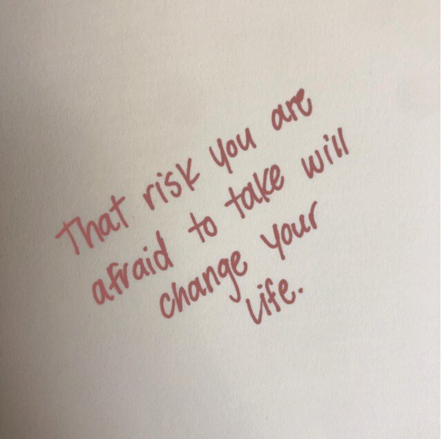 That risk you are afraid to take WILL change your life. ⠀⠀⠀⠀⠀⠀⠀⠀⠀
⠀⠀⠀⠀⠀⠀⠀⠀⠀
A lot of people say &quot;might&quot;. ⠀⠀⠀⠀⠀⠀⠀⠀⠀
Another popular one is &quot;maybe&quot;.⠀⠀⠀⠀⠀⠀⠀⠀⠀
⠀⠀⠀⠀⠀⠀⠀⠀⠀
I don't believe that, I believe it will. Whether it's a total fl