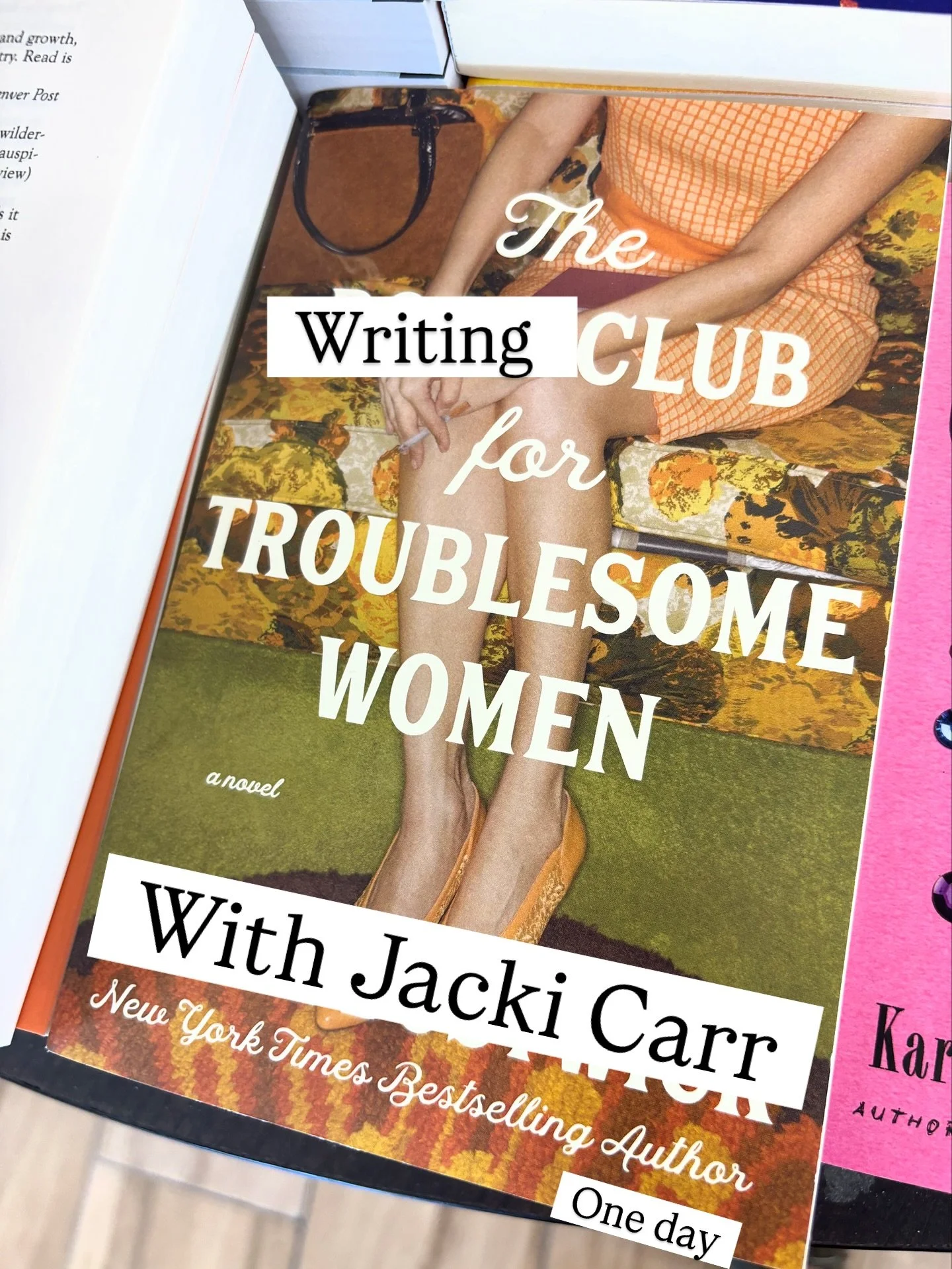 ❤️Writing Club Tuesdays❤️

Looking for a space to express, explore, and actually write?

Join Writing Club with Jacki Carr (and friends) &mdash; a weekly creative portal for anyone craving connection to their words, their wild and stories.

This isn&