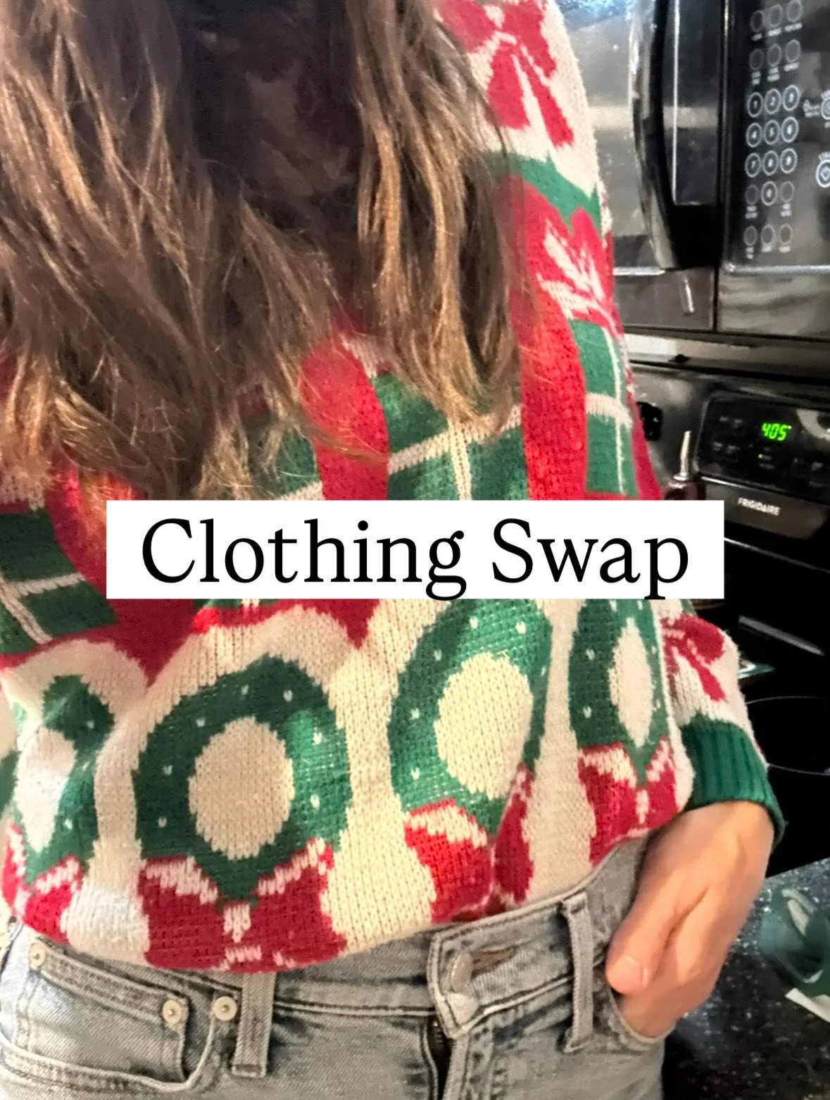 The last in my series with a call to action in building community with an emphasis on that swap life: host or attend a clothing swap!

I went to one earlier this year in Maine with a gaggle of lady friends. Someone next to us was listening to my frie