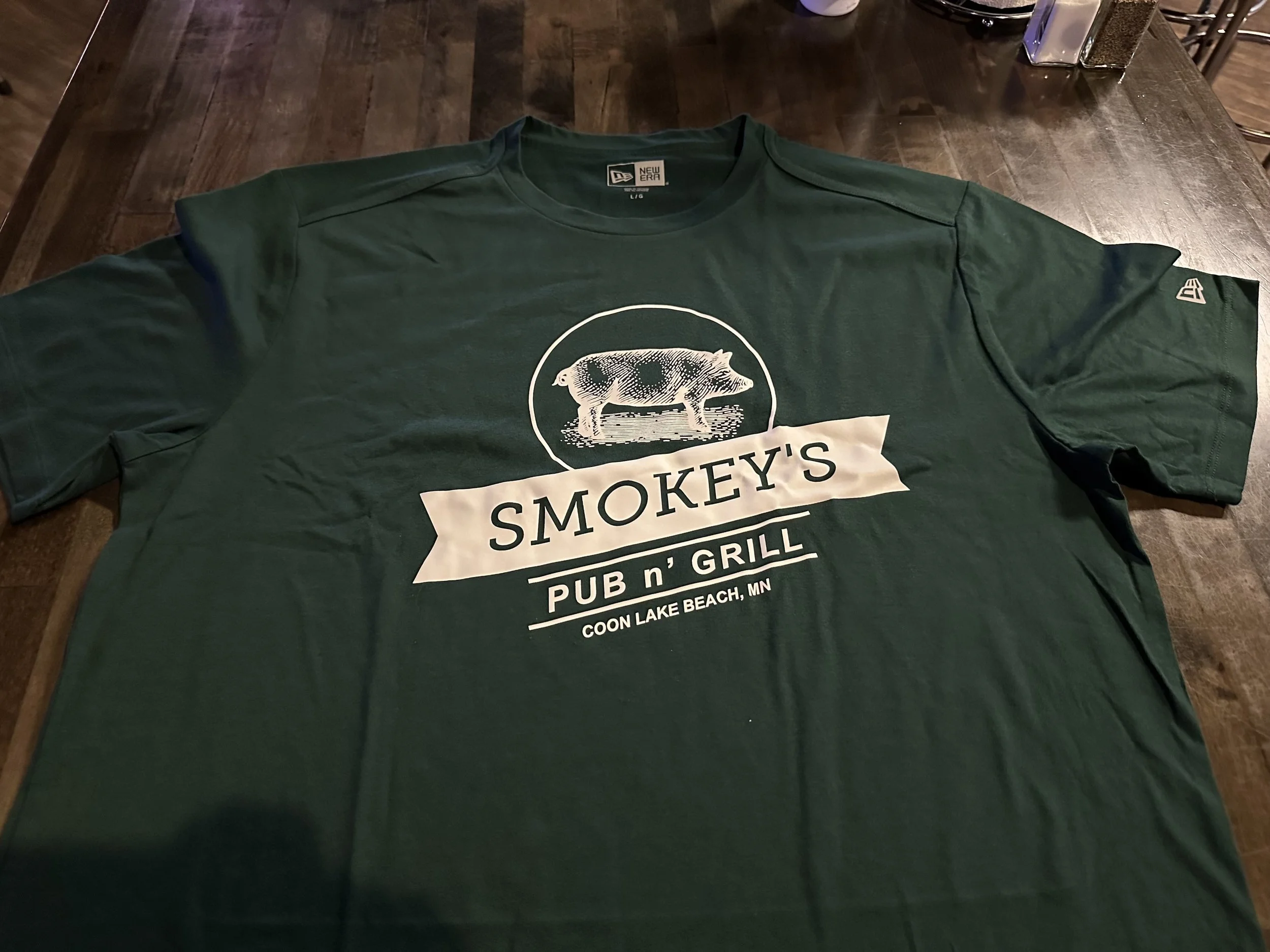 Green Smokey's T-shirt by New Era (Mens Sizes)