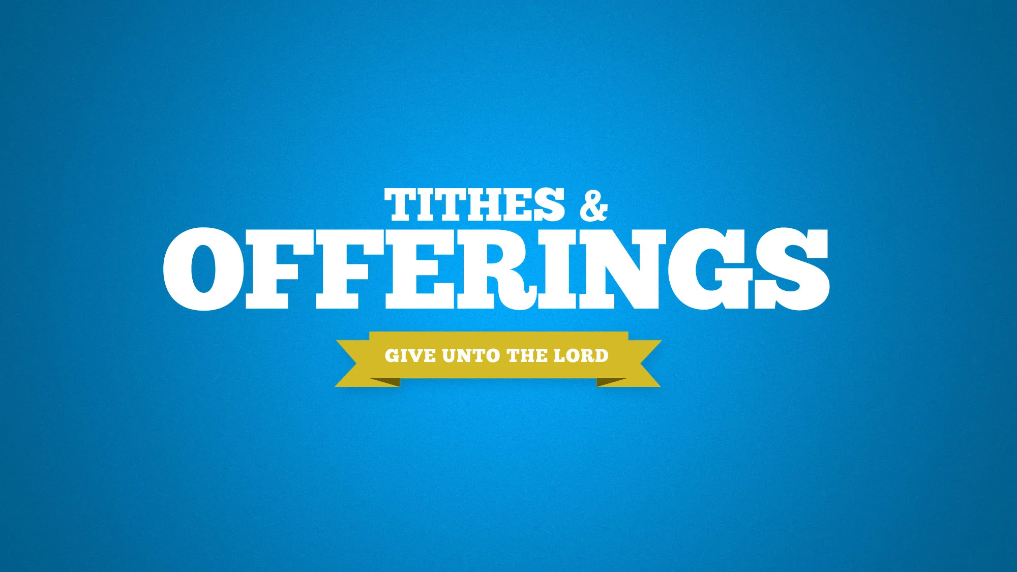 Tithe & Offerings — Caffin Avenue SDA Church
