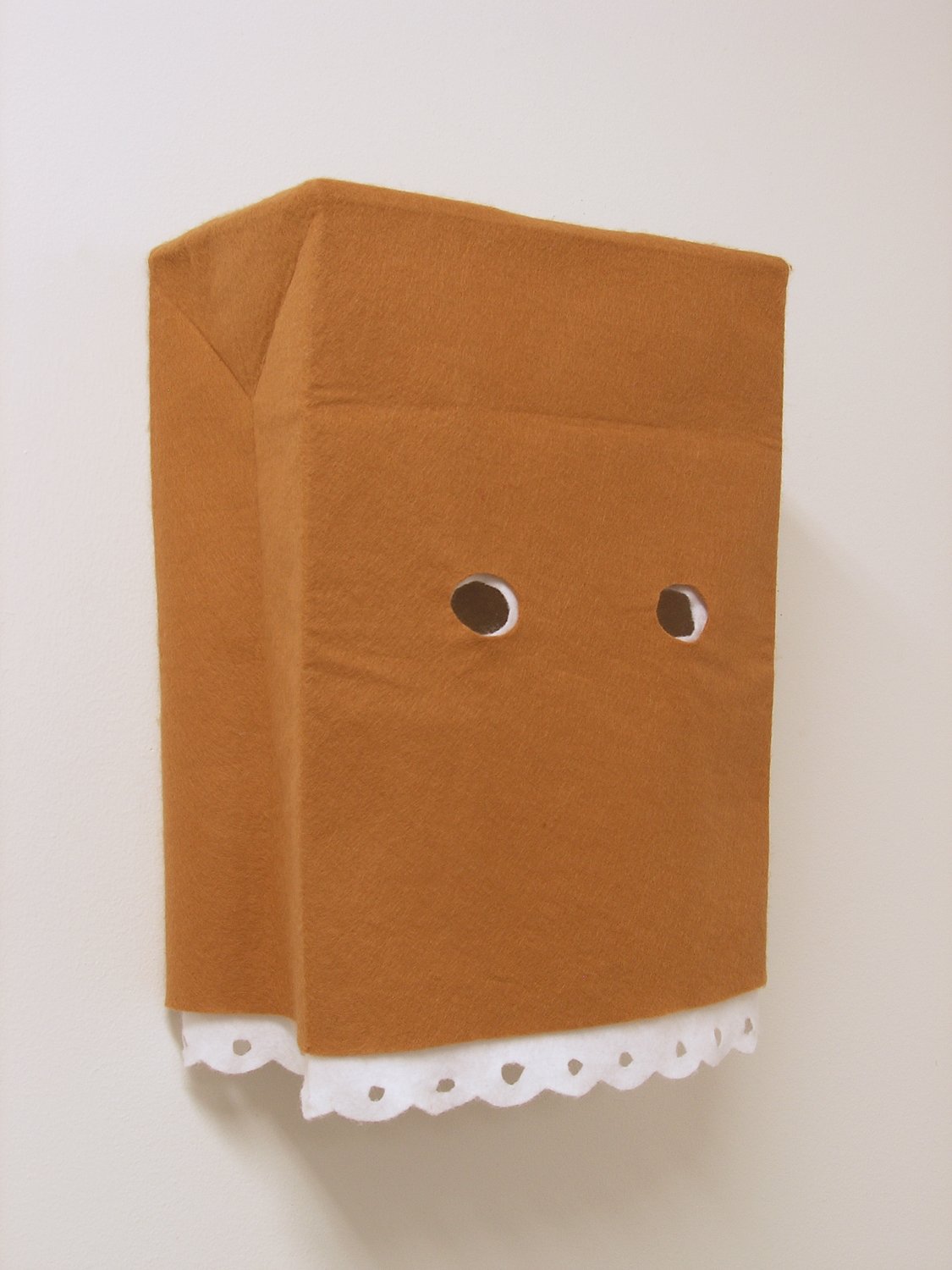   Two Bags on Head      Fabric    43 x 31 x 18 cm   