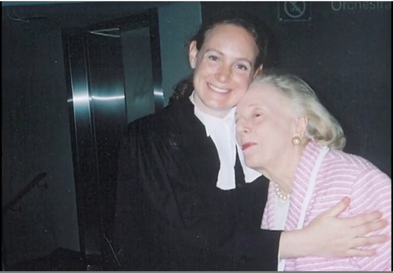 When Jess got sworn into the bar with her grandmother.