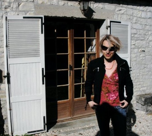 Natalka in France while on exchange at Sciences-Po. Photo taken during an excursion to Bourgogne with some fellow McGill friends.