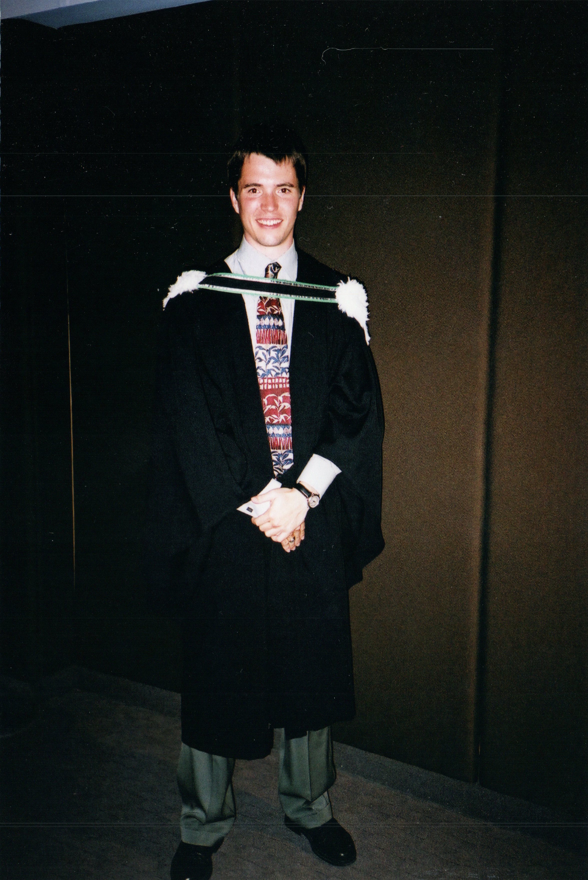 Tony at his graduation from McGill Law. 