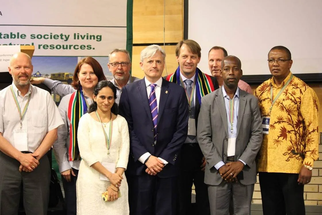 Heather at INTERPOL’s Pollution Crime Working Group executive board in South Africa in 2018.