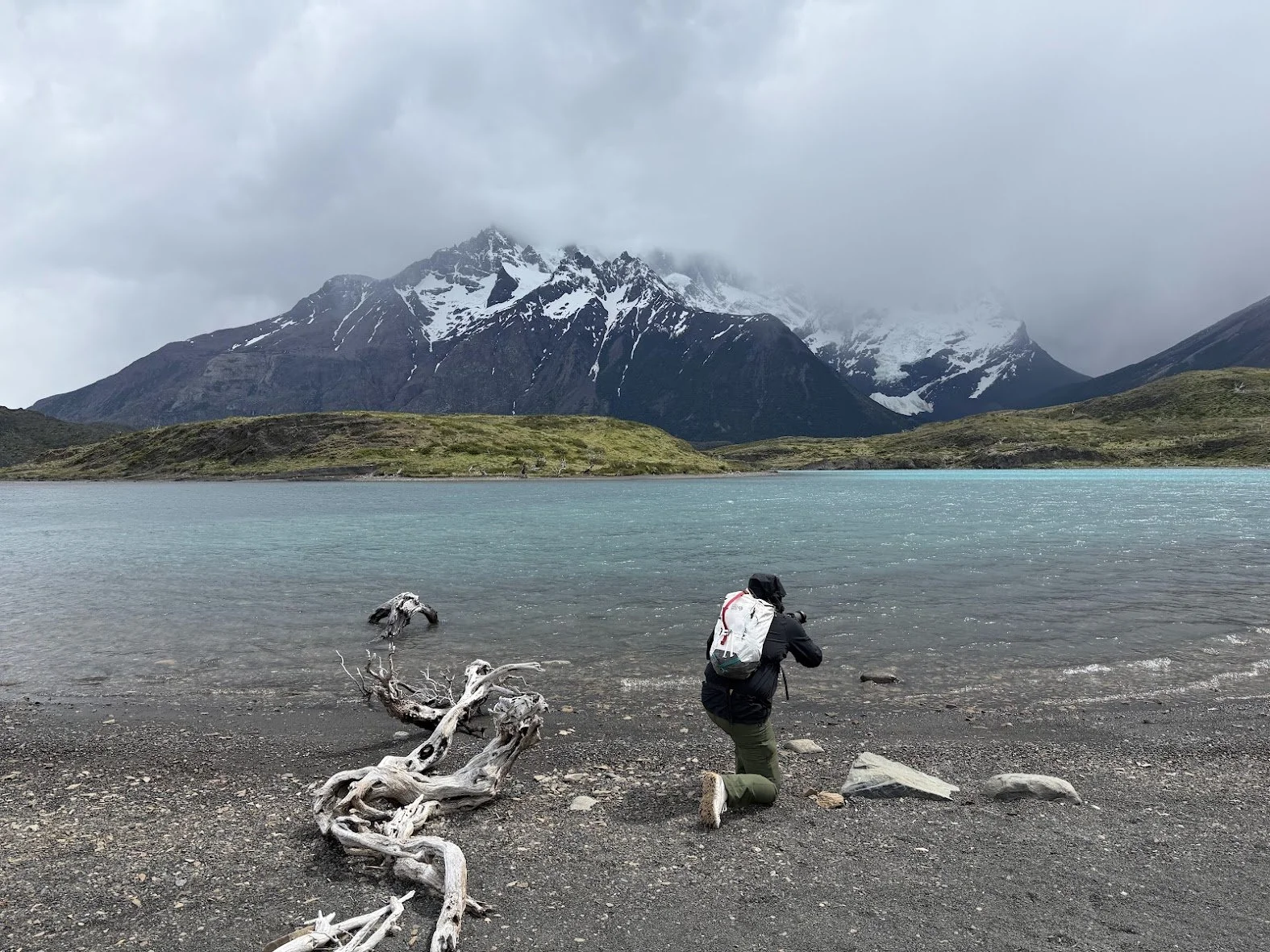 Taking Photos in Torres Del Paine.