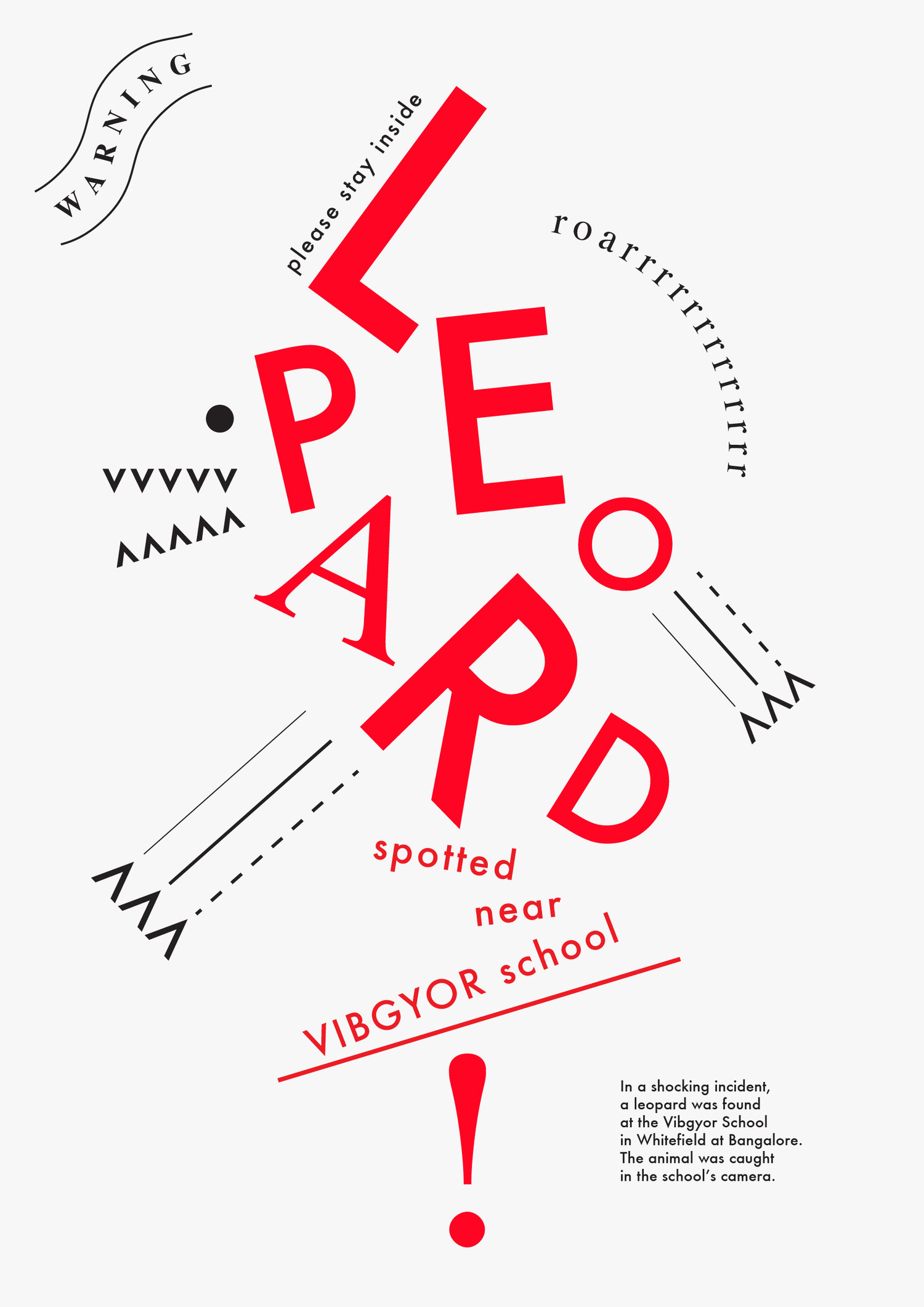 Druksels zoo, Letterpress