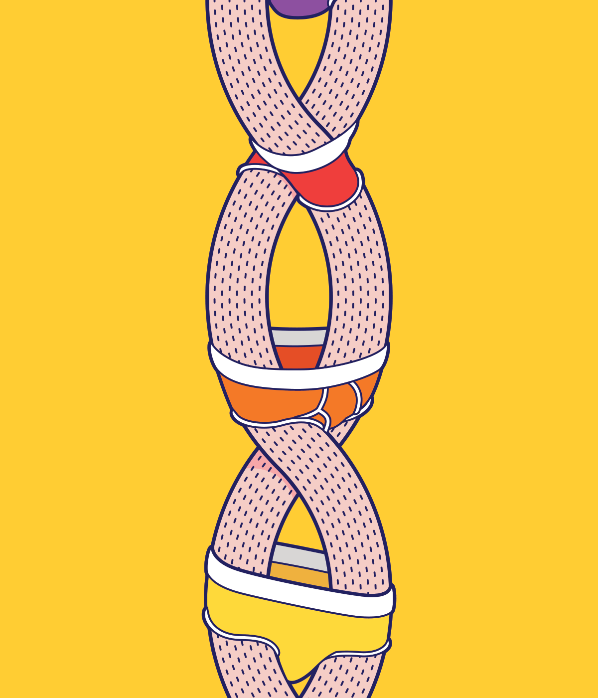 illustration_andre_levy_zhion_vector_pop_dna_gay_pride_underwear_rainbow_hairy_legs_spiral_animation.gif