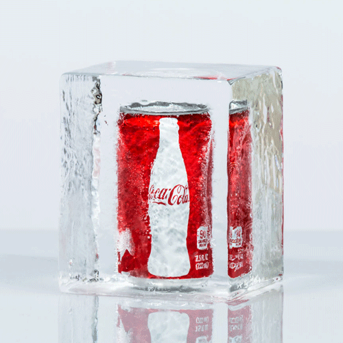 "Sometimes ice makes the best wrapping paper. #HolidayShoppingTips"