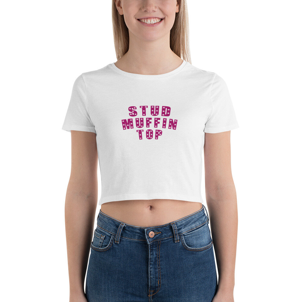 Stud Muffin Top Crop Top — Courtney Charles Design
