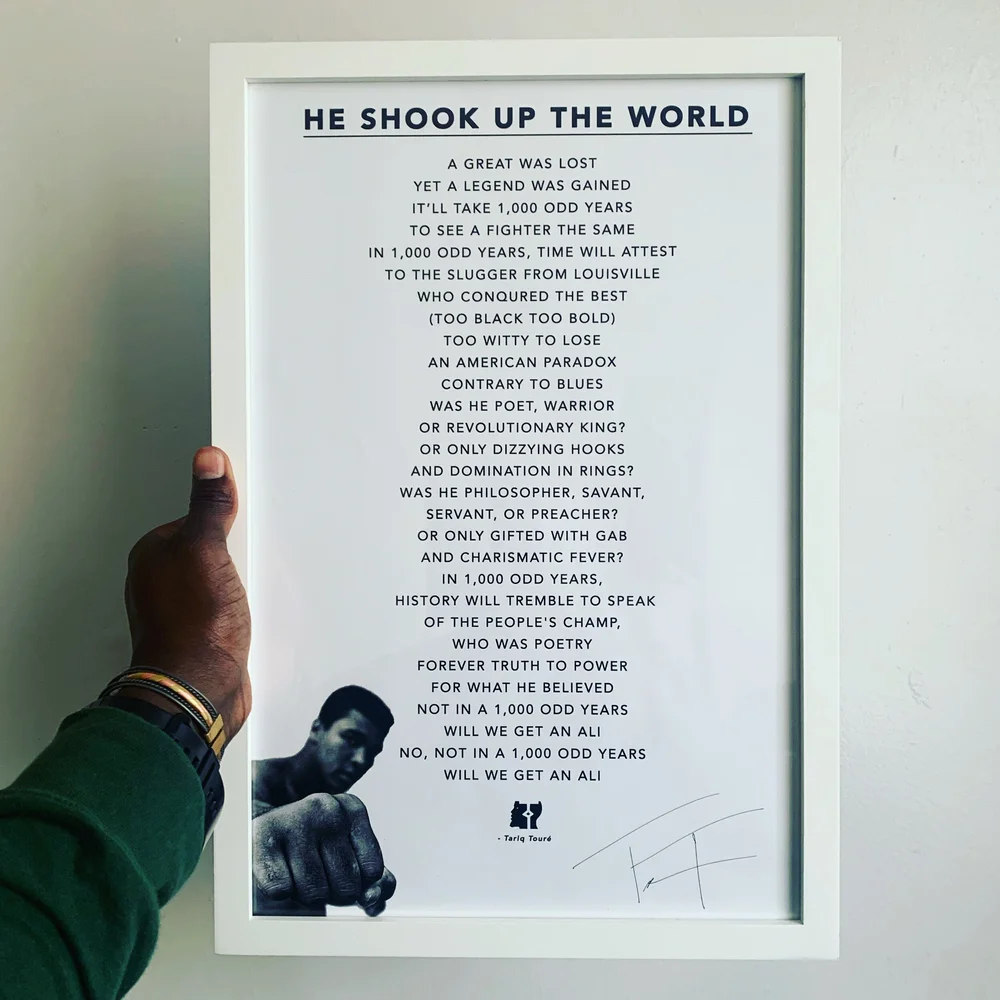 He Shook Up The World Print