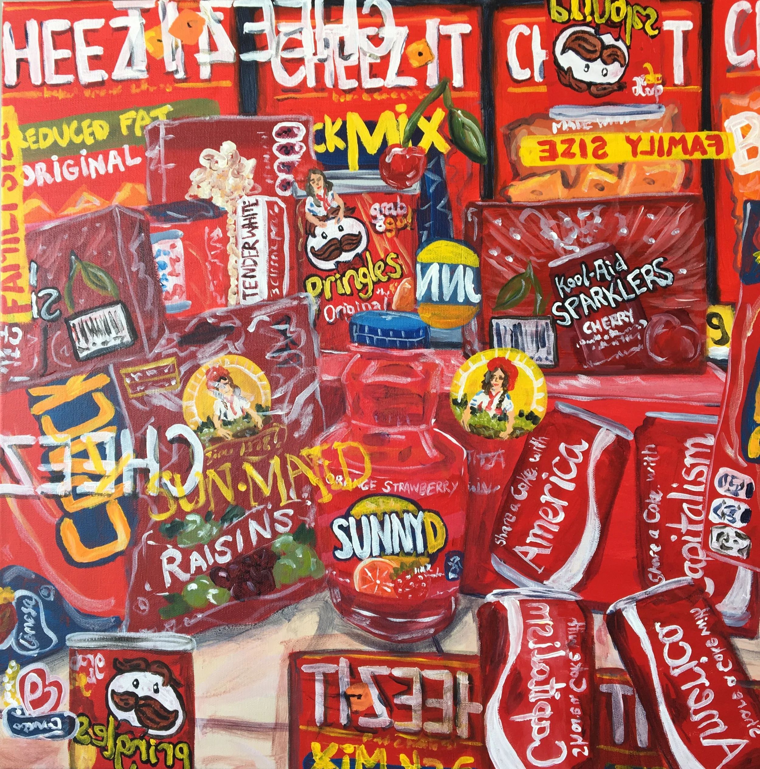Red Still Life