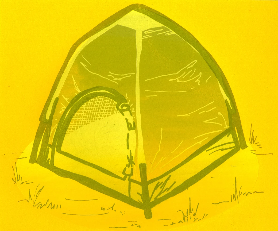 Tent Portal 2017 screen print