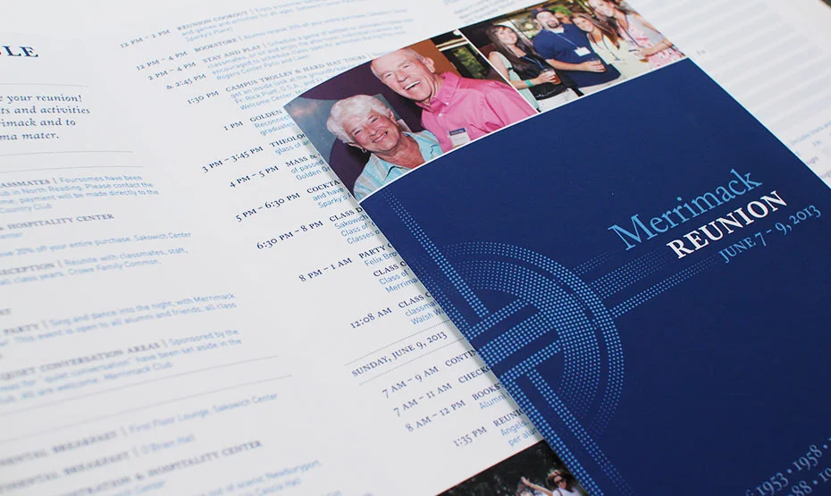 Merrimack College Reunion Invitation