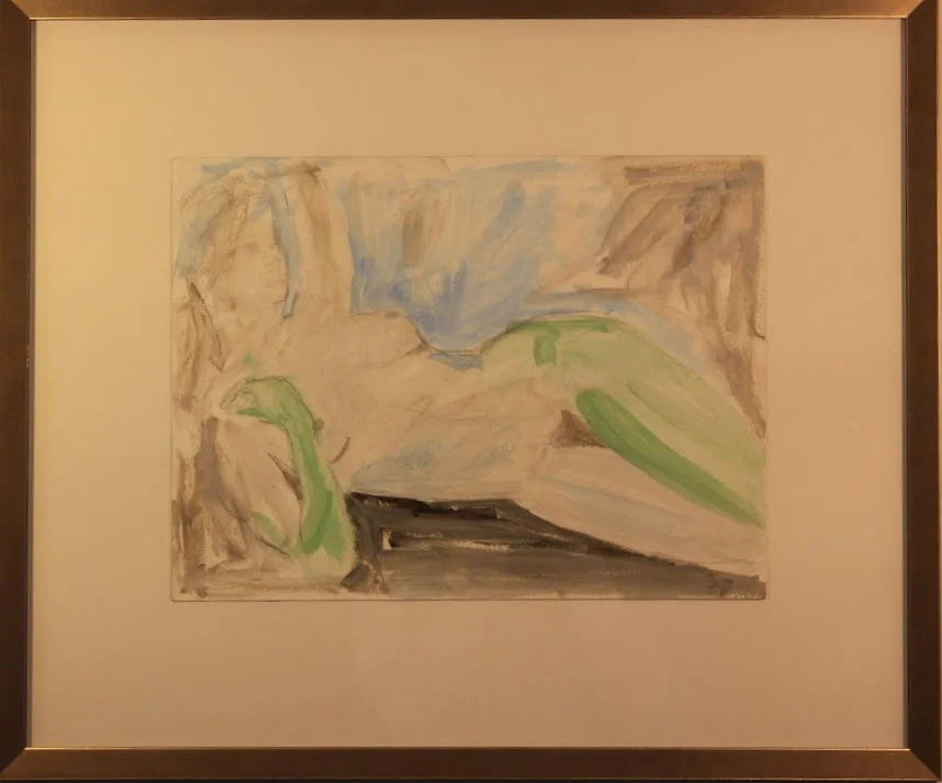 "Nude CLXI" - $700 - 25" x 21"