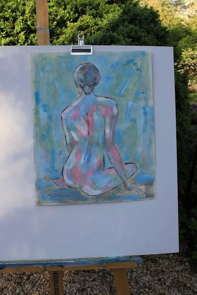 Nude CCVII on easle.JPG