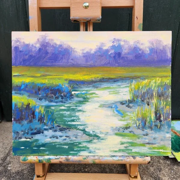 Morning Feeding on the Easel.jpg