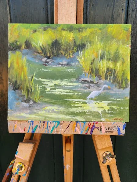 heron reflecting on easel.jpg