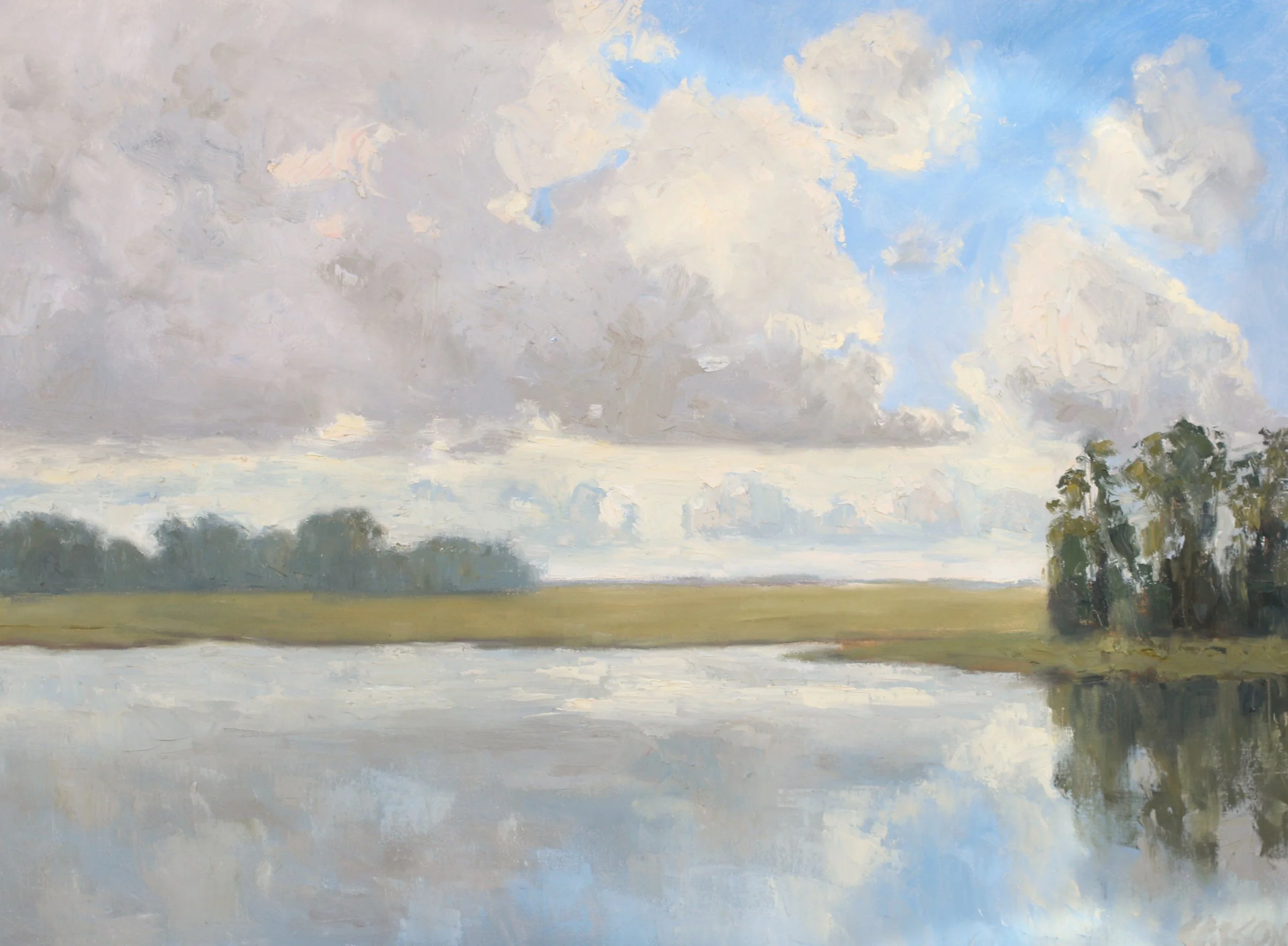 Bright Clear Morning on the Water.JPG