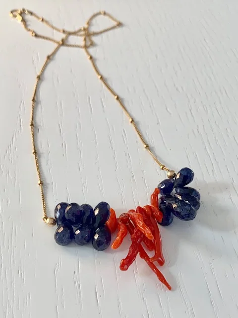 Coral and Sapphires