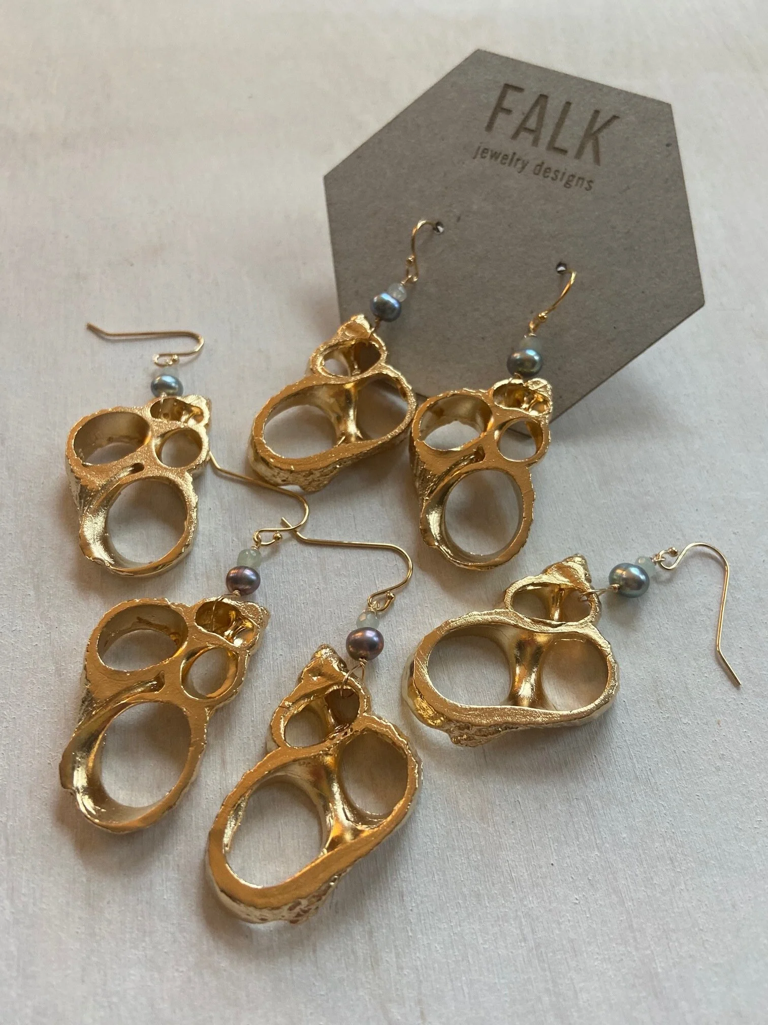 Shell Slice Earrings