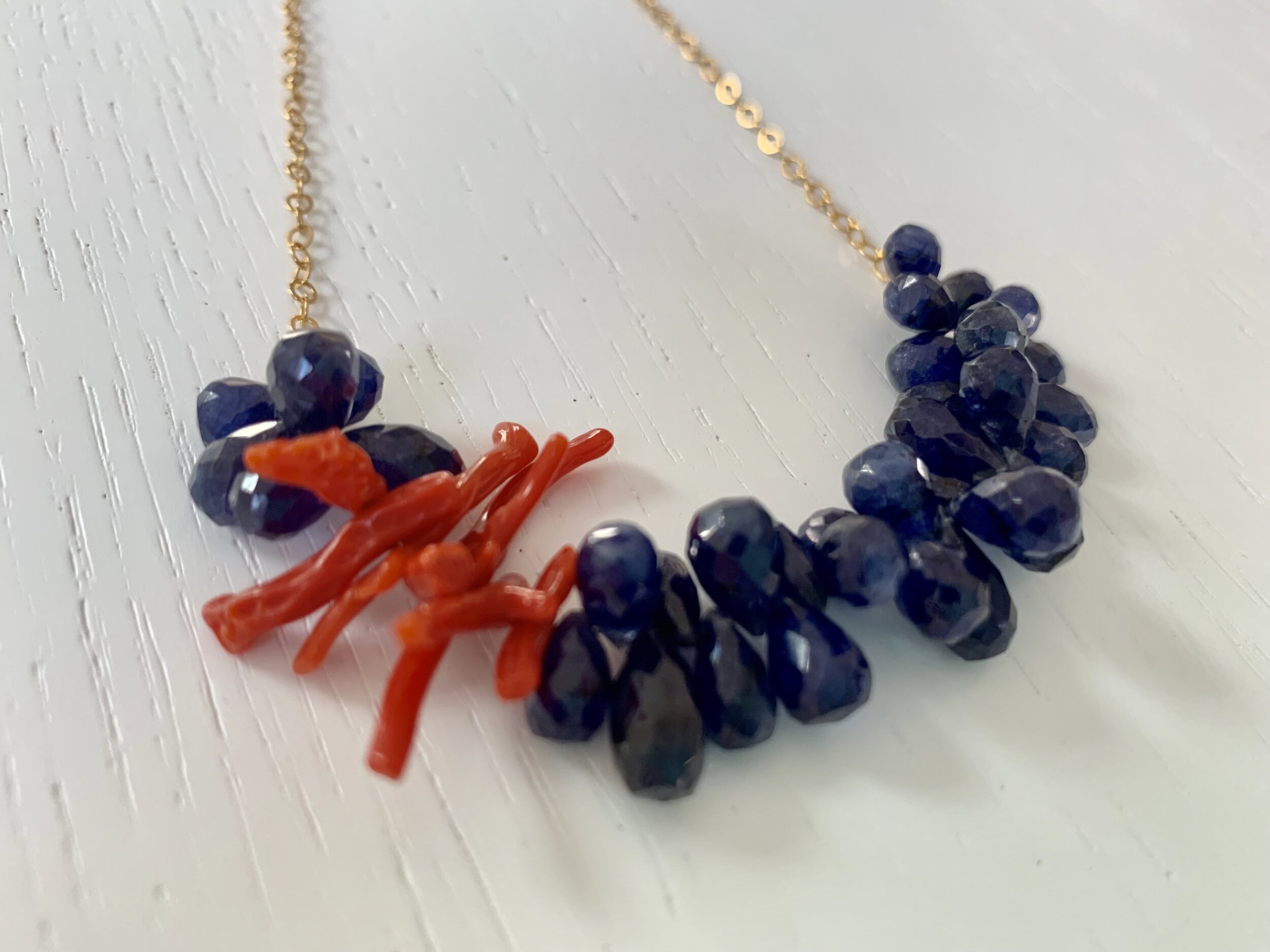 Sapphires and Precious Coral