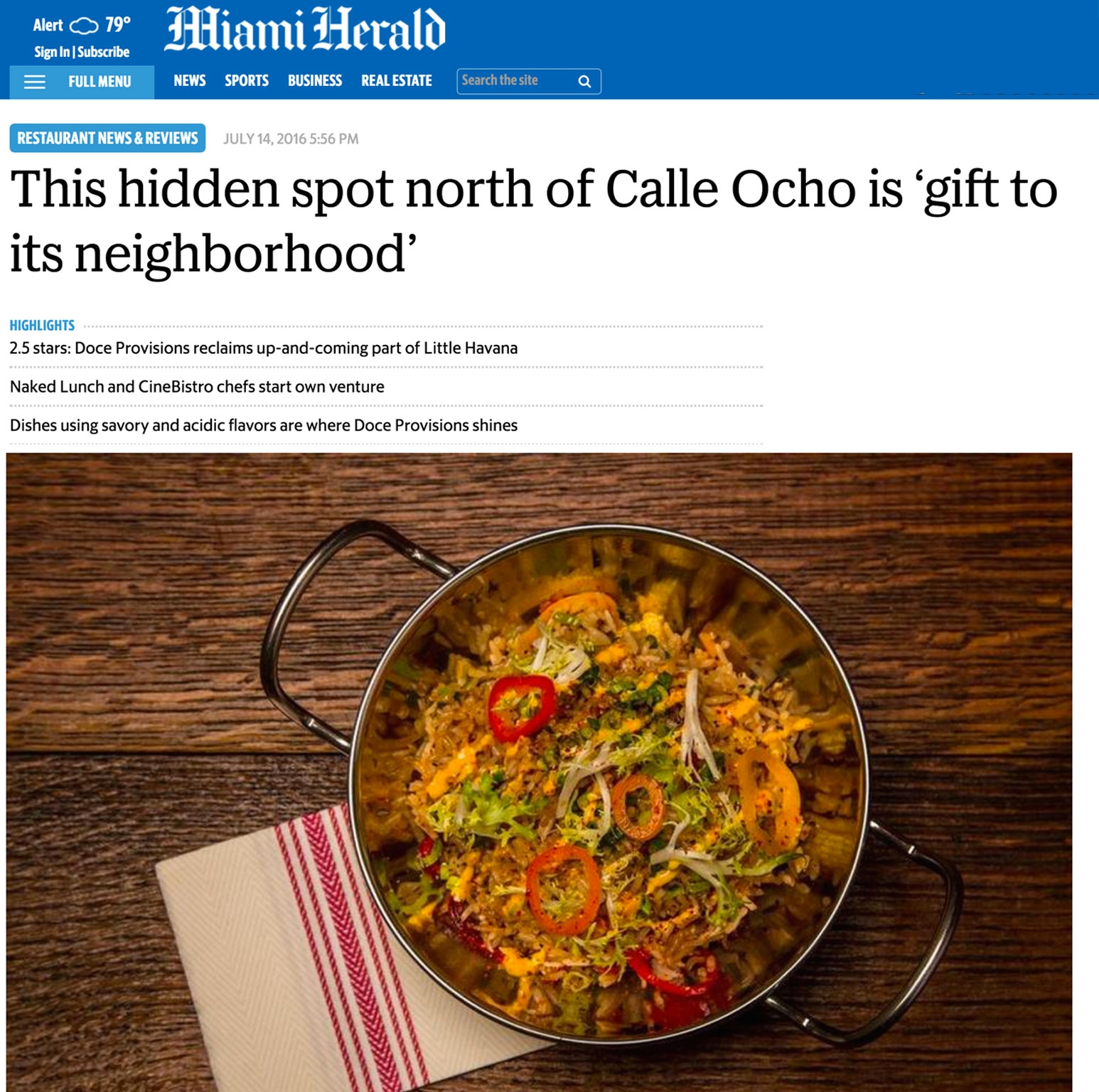 This hidden spot north of Calle Ocho is "gift to it's neighborhood"... READ MORE