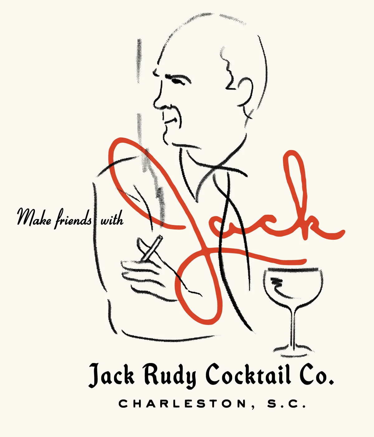 STUDIO — <a href="http://bros.family/" target="_blank" >OFFICE OF BROTHERS</a> / CLIENT — JACK RUDY COCKTAIL CO. / SERVICES — ILLUSTRATION